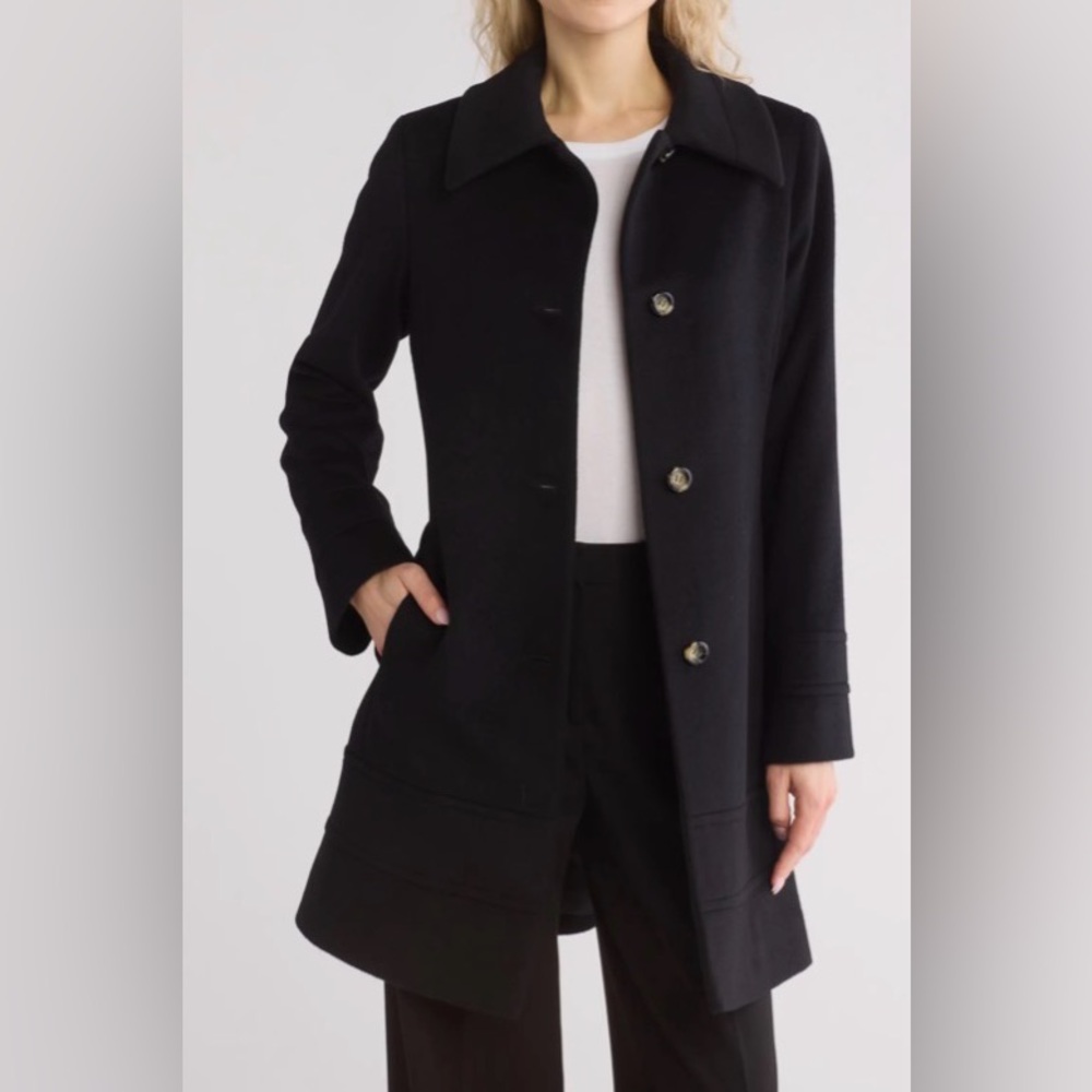 Fleurette 100% Wool Coat